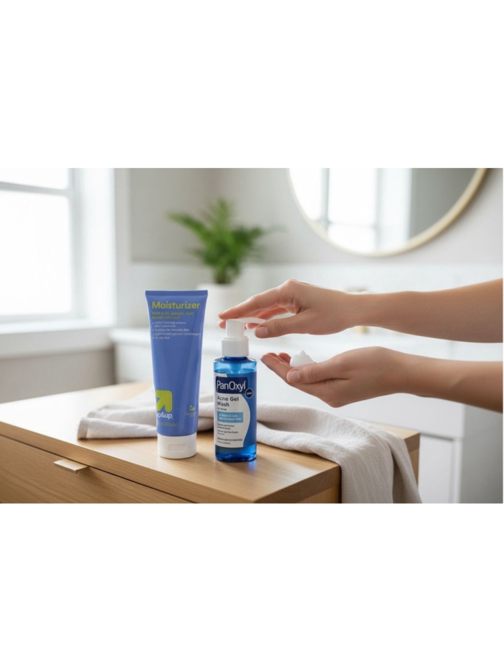 67.) Acne Set | PanOxyl Acne Wash 3oz Paired w/ 4oz Target Moisturizer